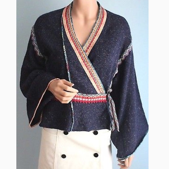 Anthropologie Moth Corn Wind Kimono 